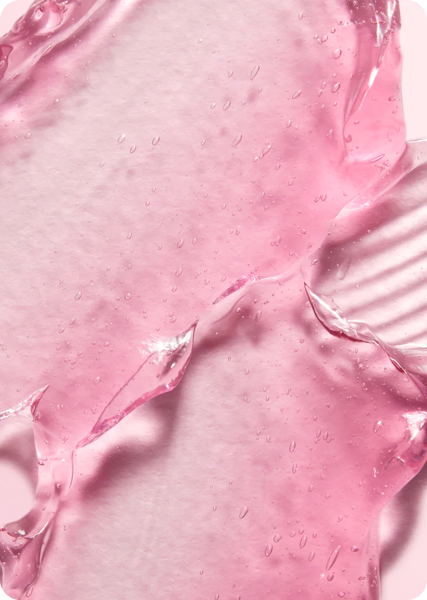 Pink skincare texture